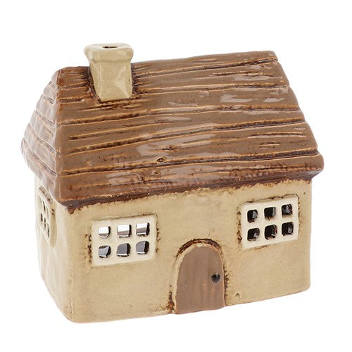 Thatched Cottage Candle Holder