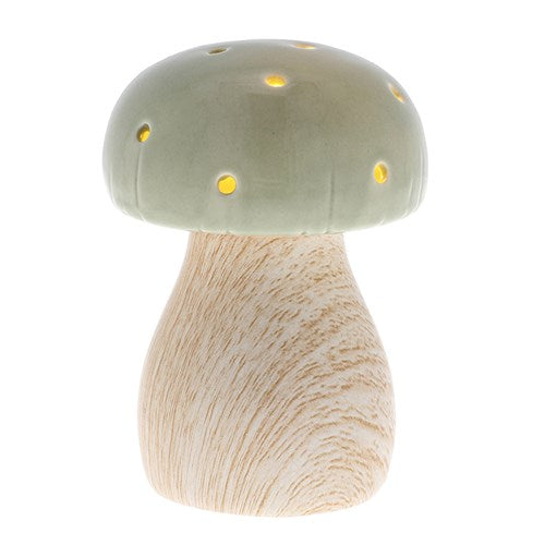 Small Green Light Up Mushroom