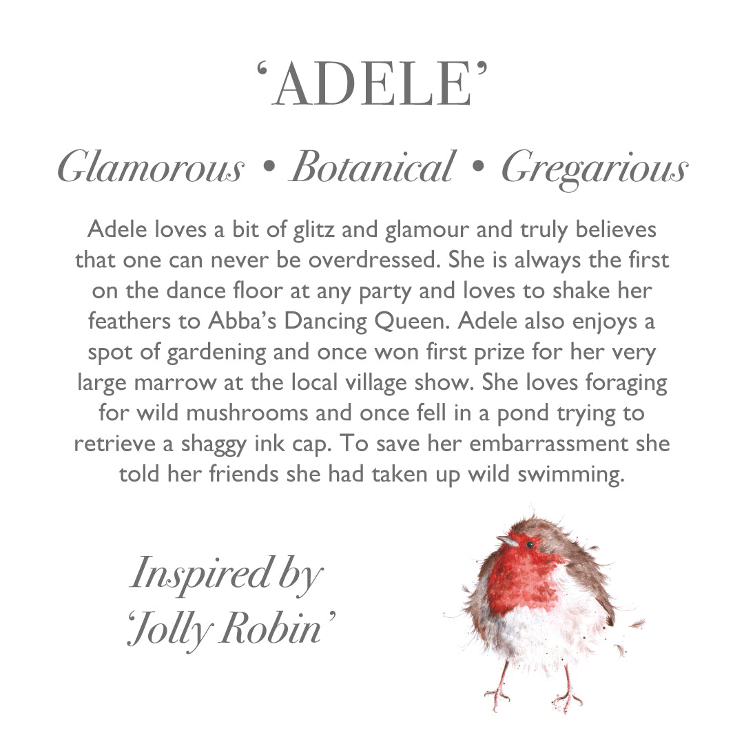 Adele the Robin Plush - Wrendale Designs