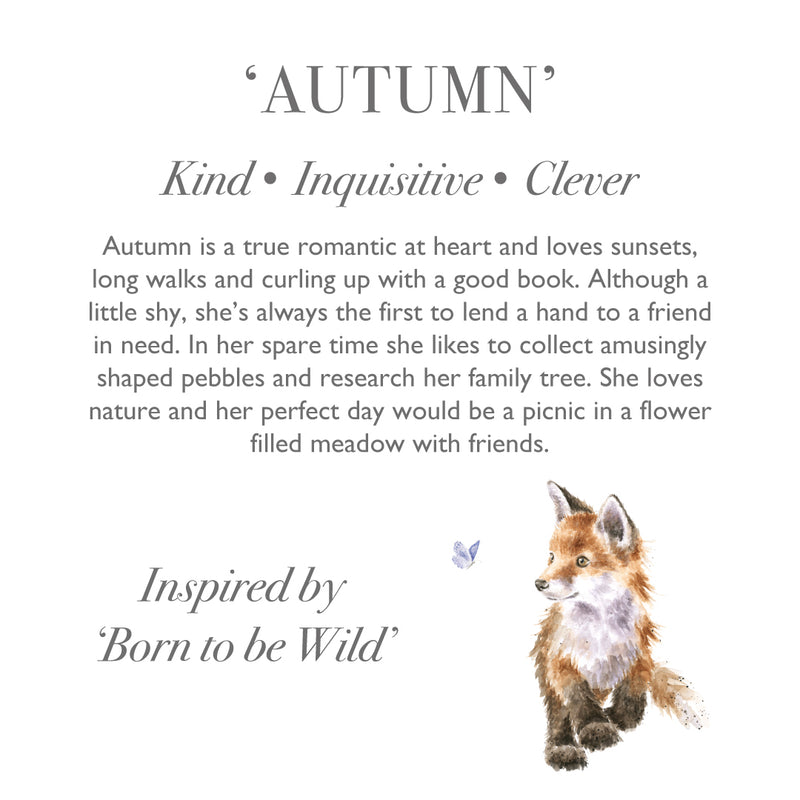 Large Autumn the Fox Plush - Wrendale Designs