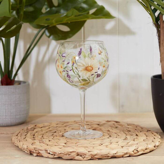 Daisy & Bee Gin Glass | Nature Inspired Glassware
