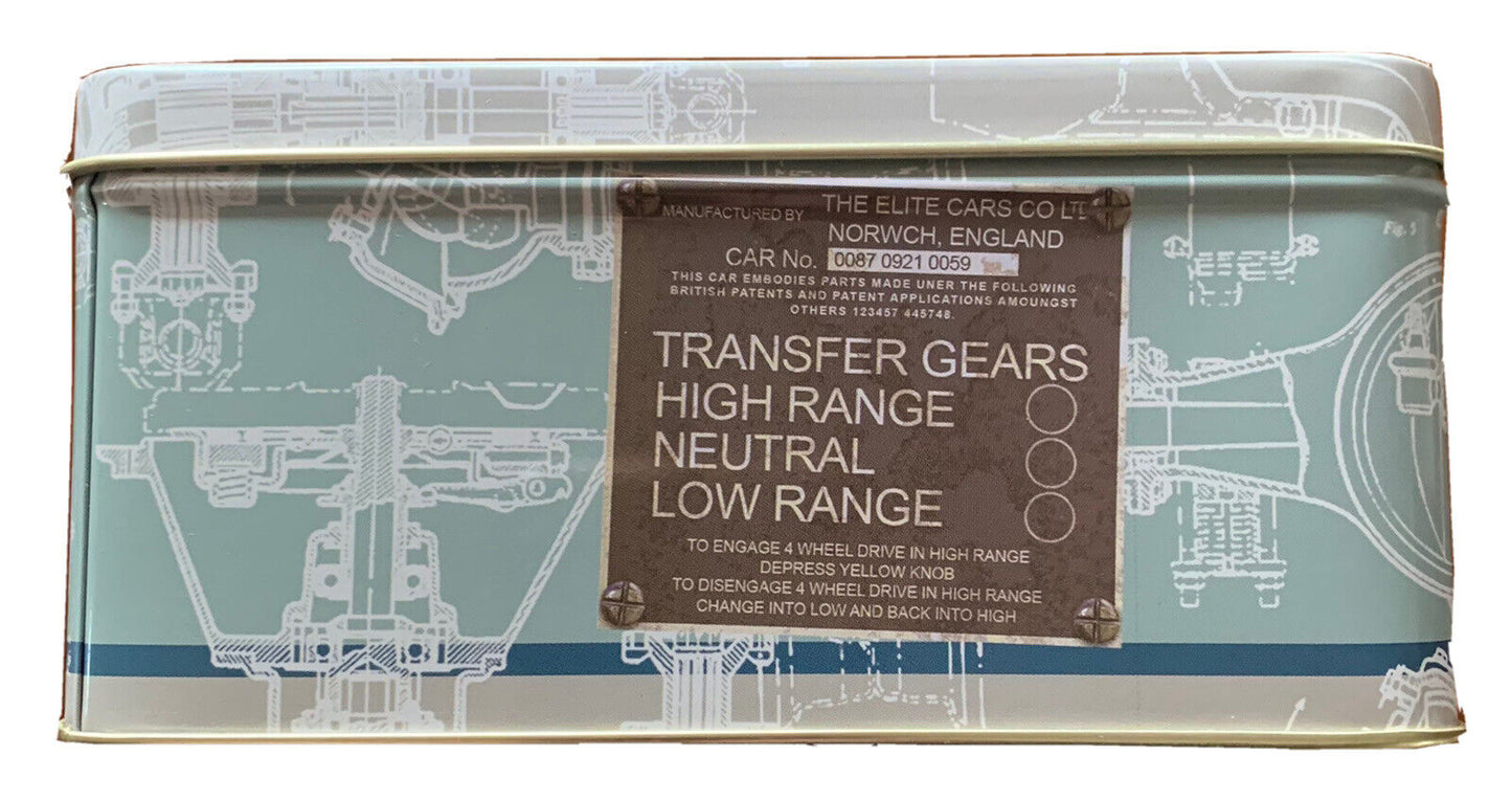 Vintage Land Rover Storage Tin