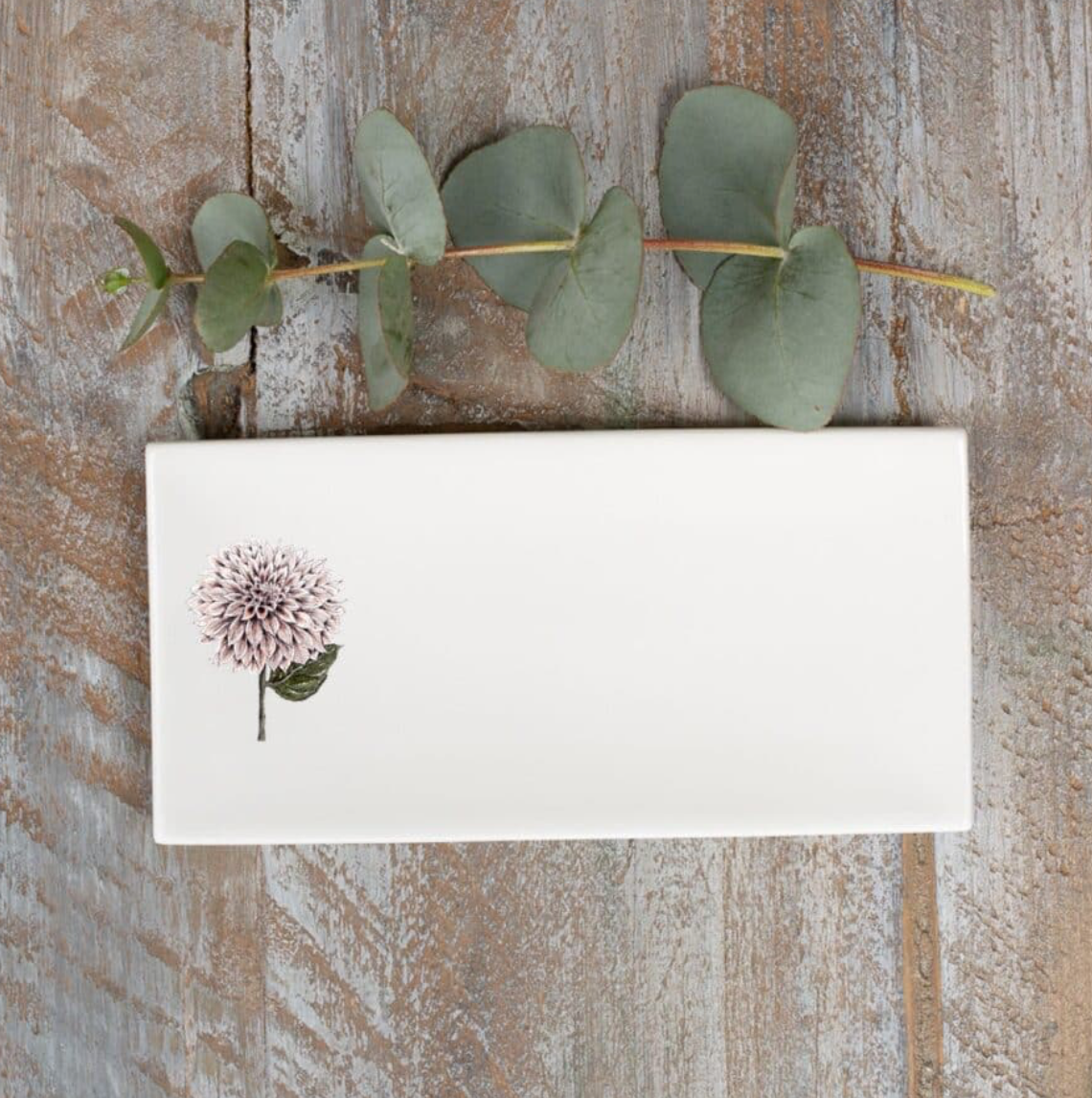 Dahlia Fine Bone China Soap Dish