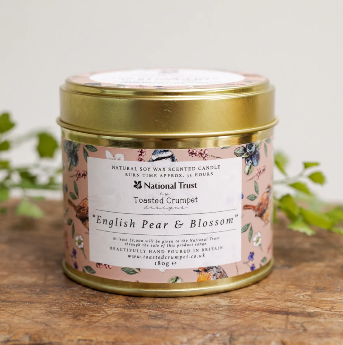 English Pear and Blossom Soy Wax Candle