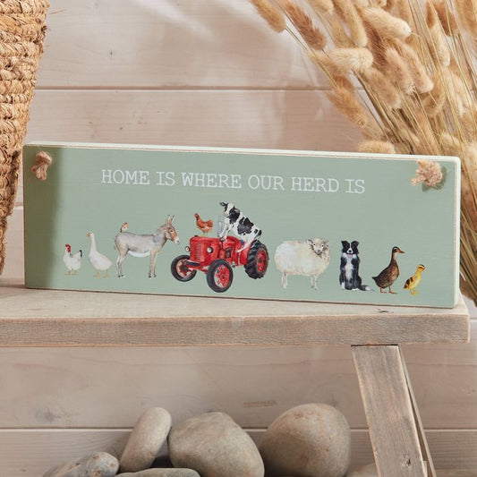 Farm Animal Wall Hanging | Decorative Plaque for Farmers
