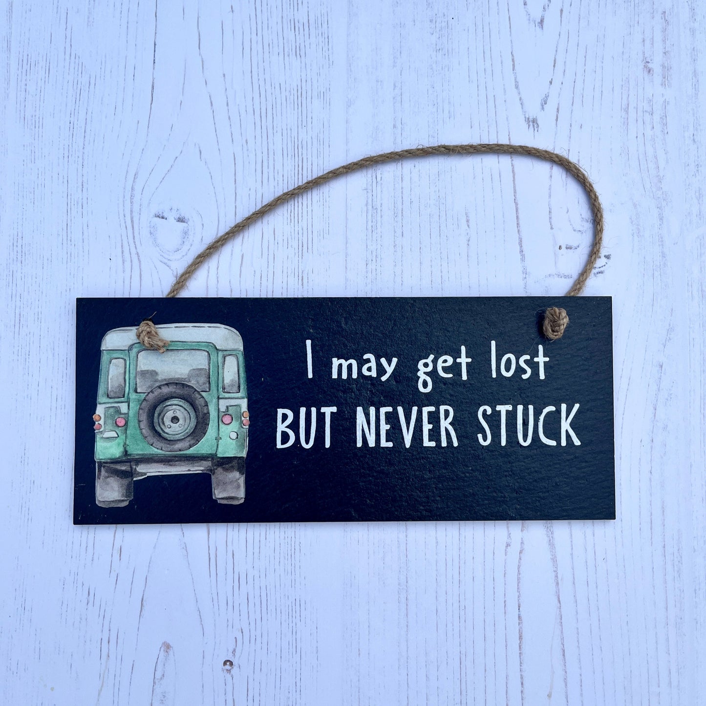 Land Rover Slate Plaques - Funny Gift for Landy Lovers