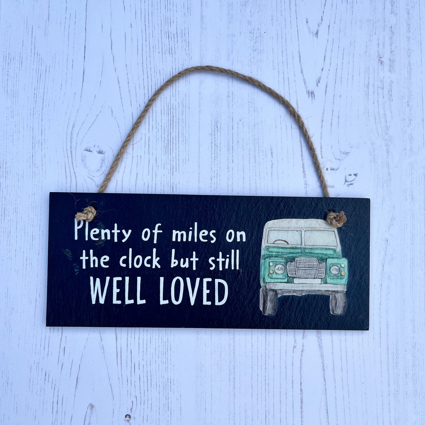 Land Rover Slate Plaques - Funny Gift for Landy Lovers