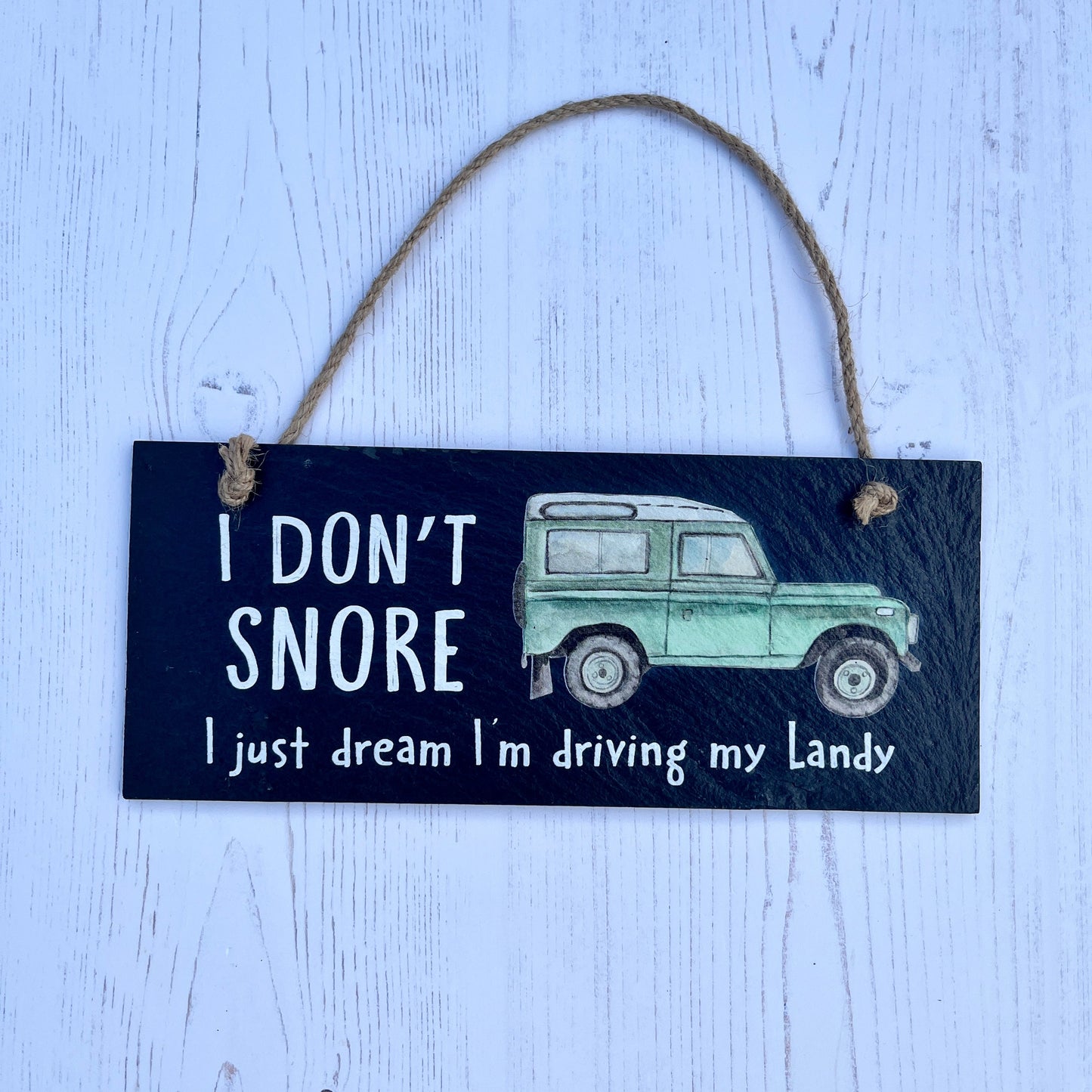 Land Rover Slate Plaques - Funny Gift for Landy Lovers