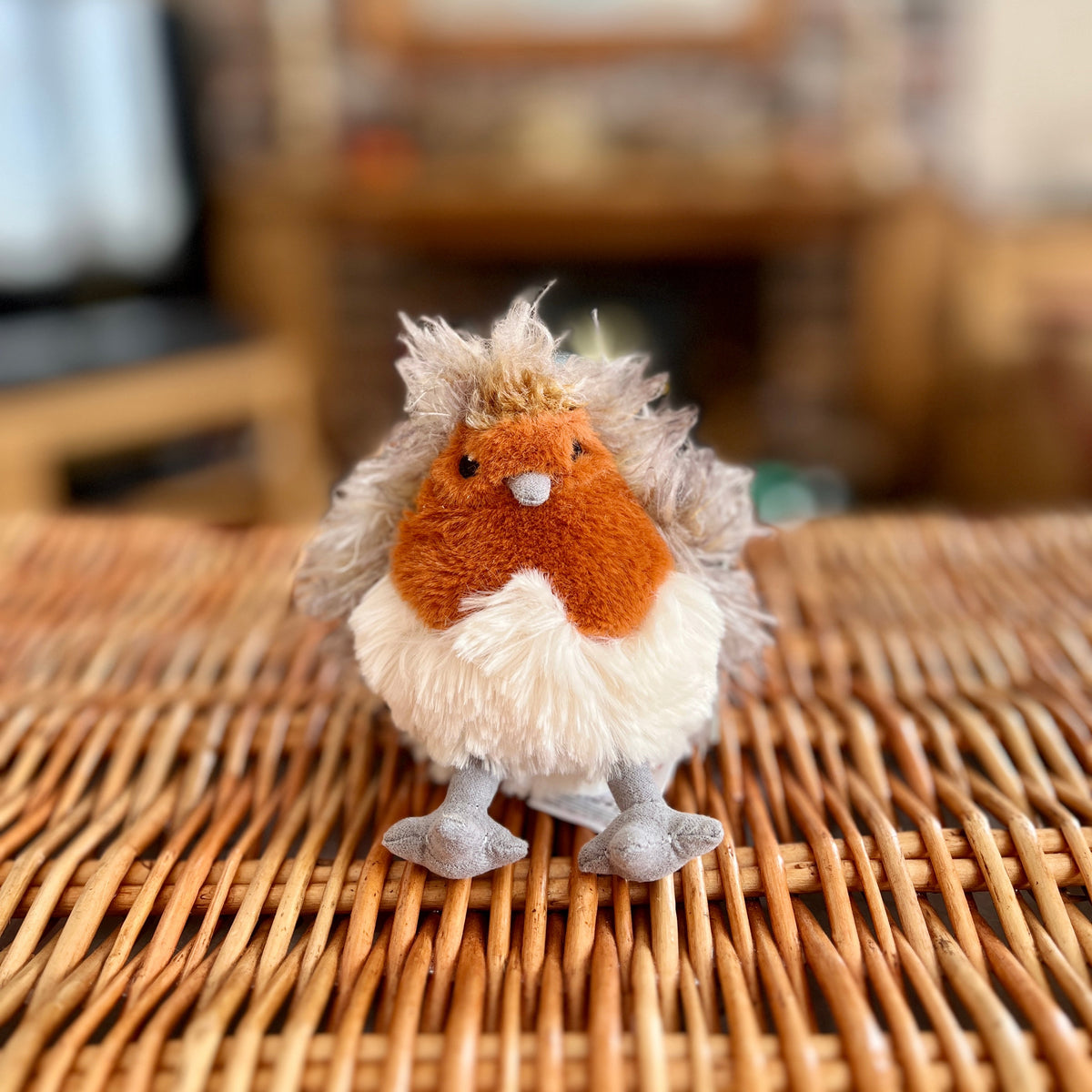 Plush Robin Keyring - Wrendale Designs