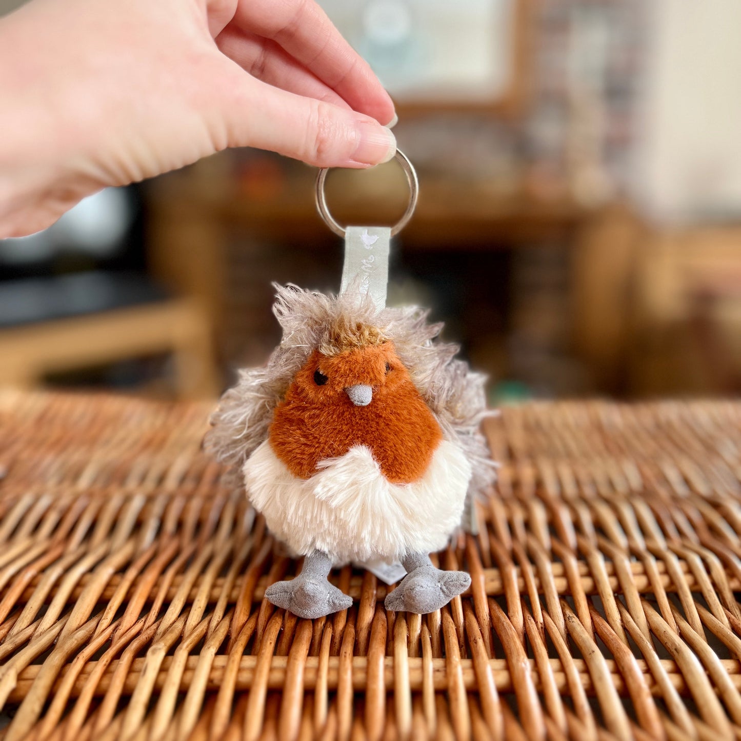 Plush Robin Keyring - Wrendale Designs