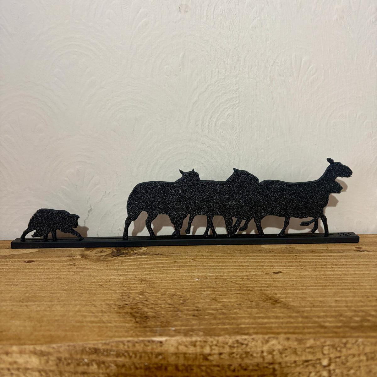 Sheepdog & Sheep Silhouette Topper
