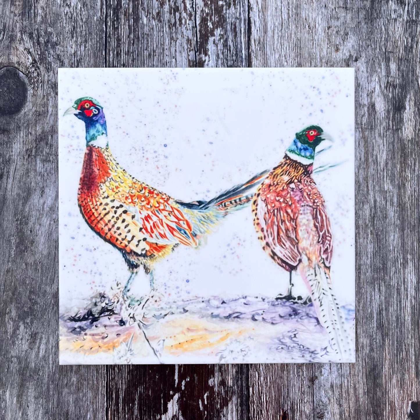Square Pheasant Trivet