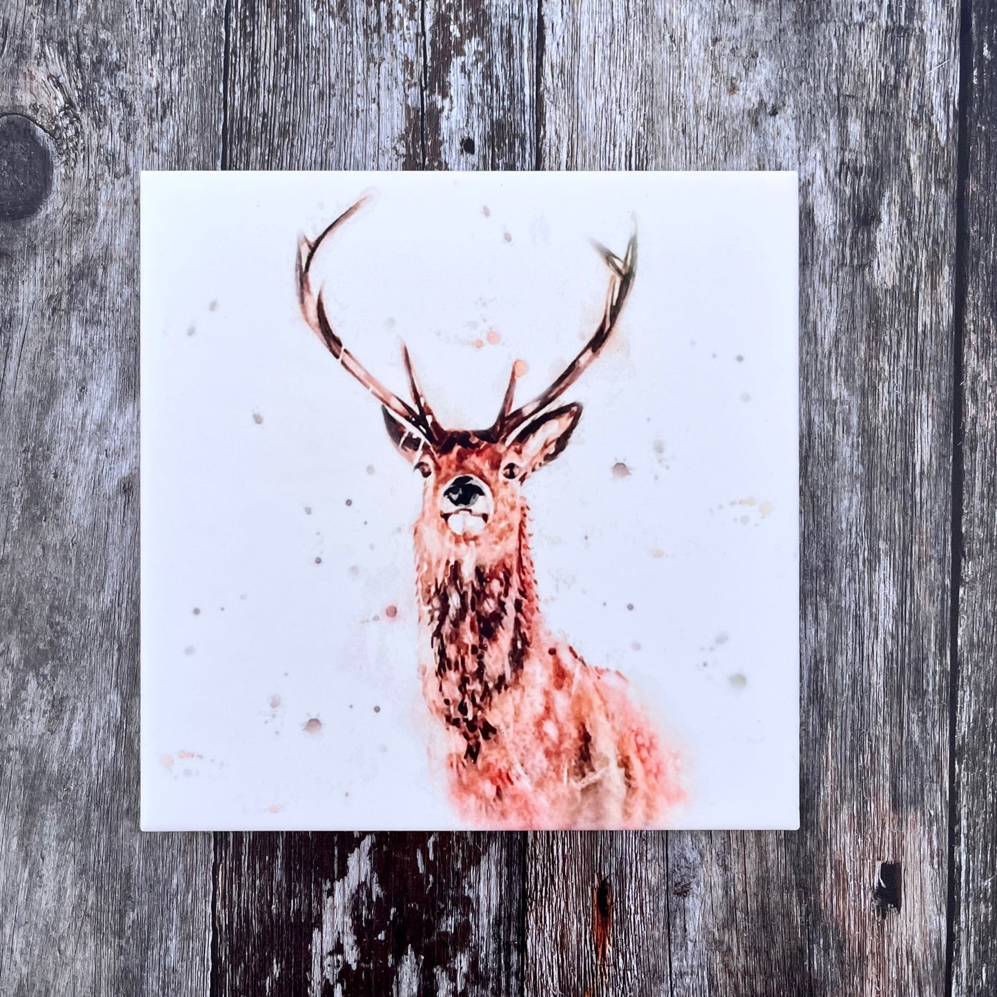 Stag Ceramic Trivet