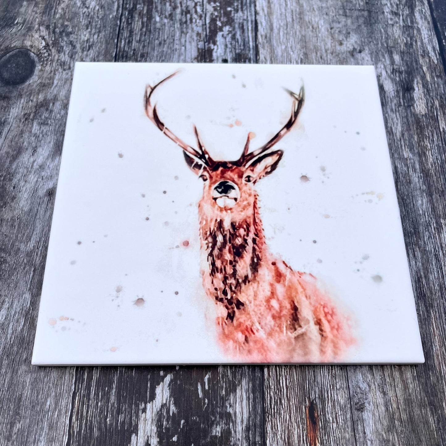 Stag Ceramic Trivet
