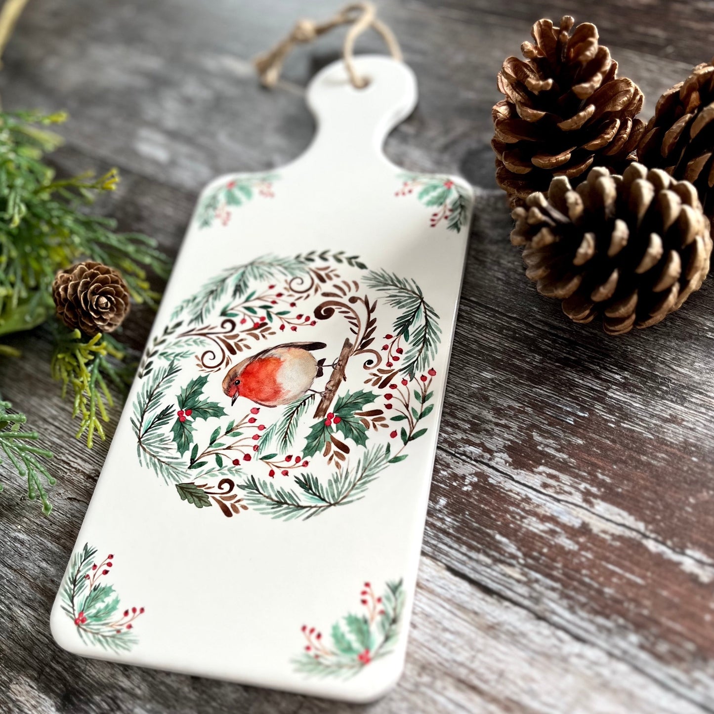 Ceramic Robin Trivet From Bottom