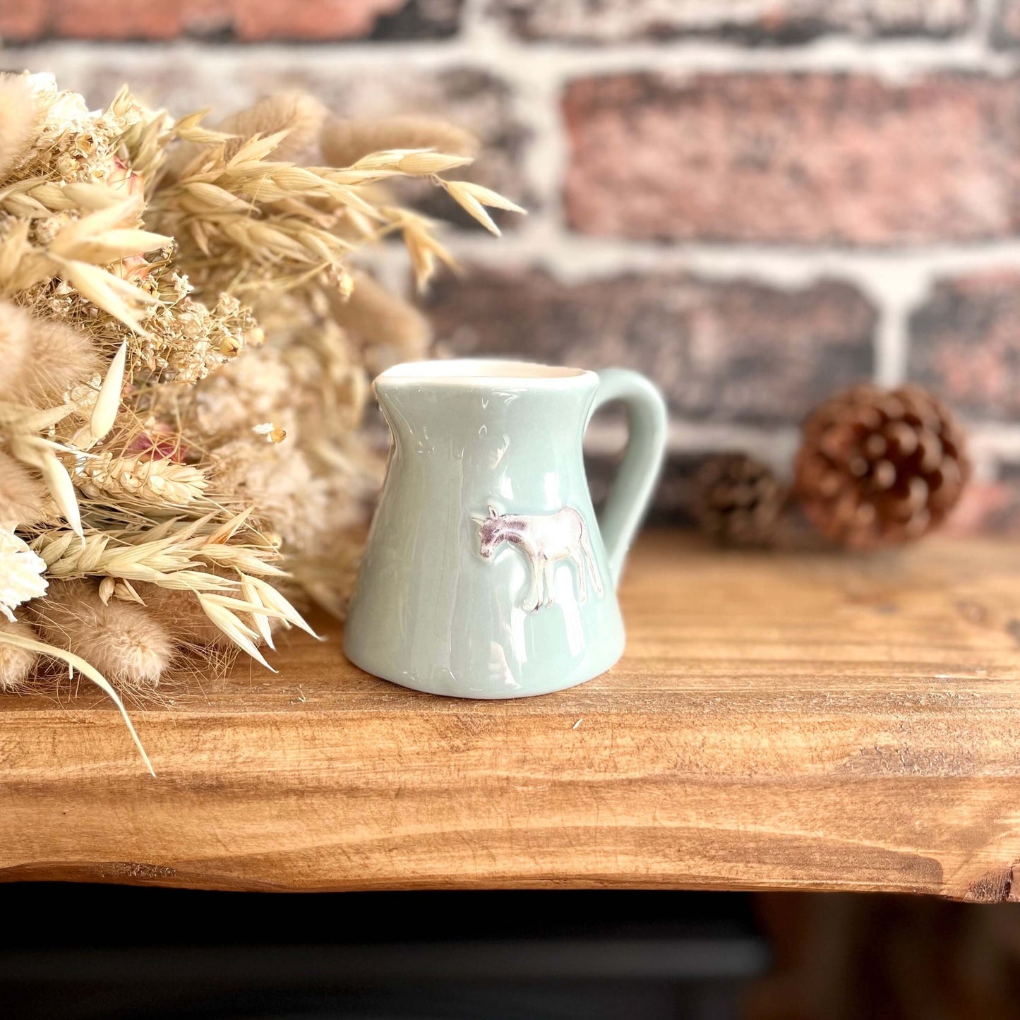 Ceramic Donkey Milk Jug Front Angle