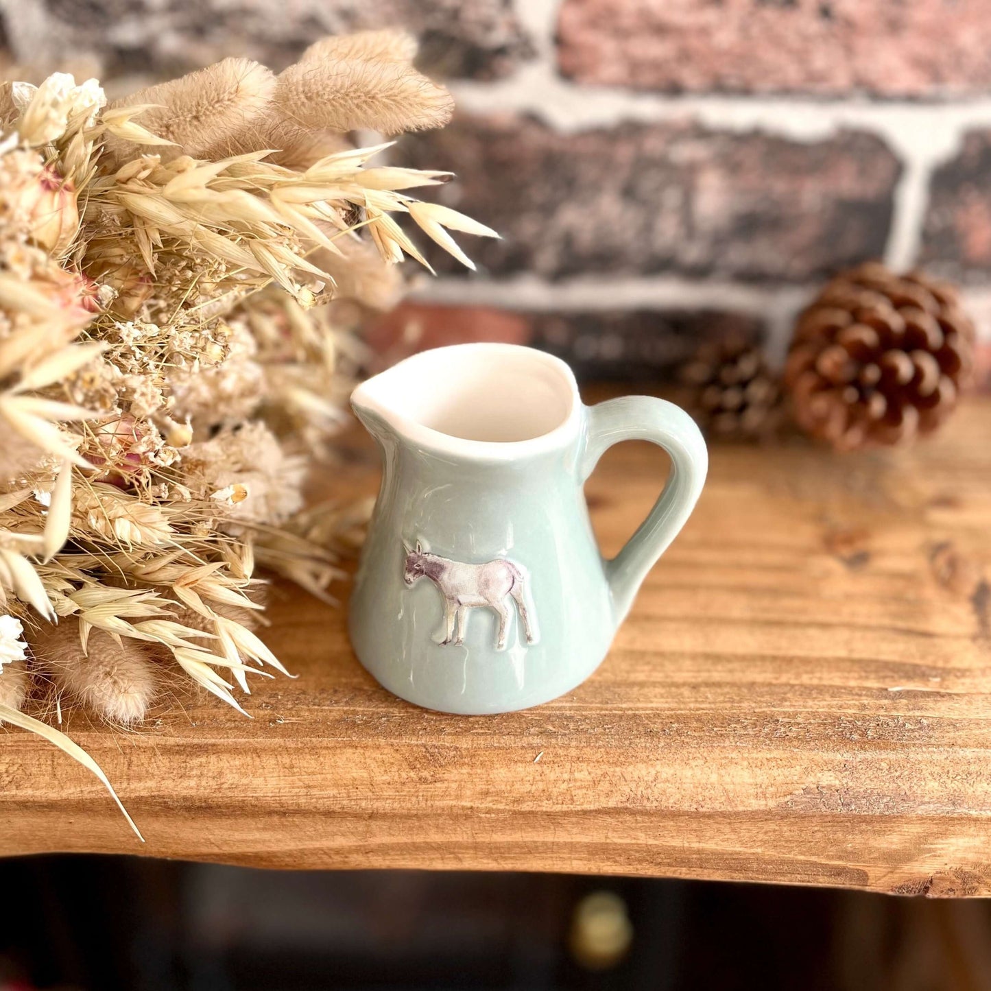 Ceramic Donkey Milk Jug From Above