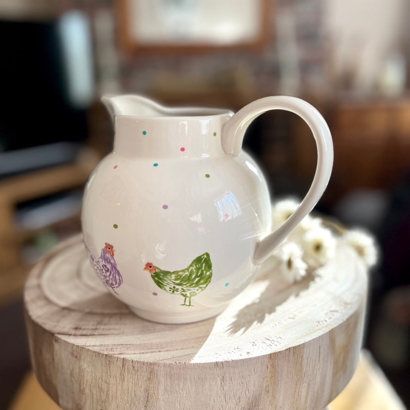 Display From The Back of Chicken Jug