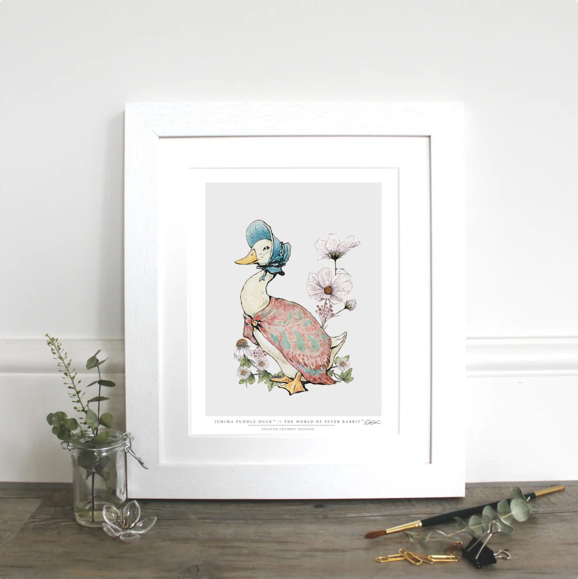 Jemima Puddle Duck Giclee Fine Art Print