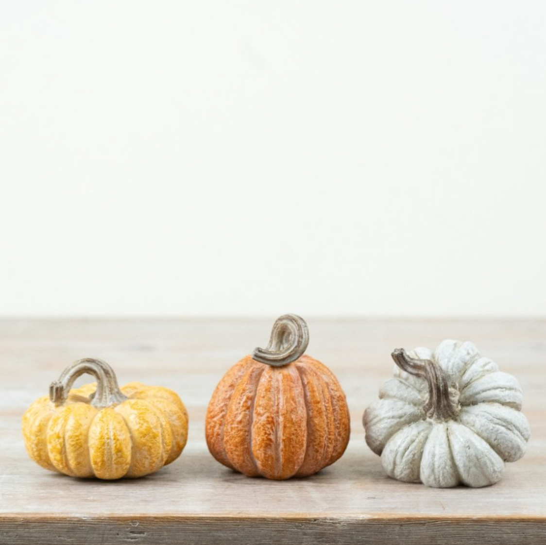 Rustic Resin Pumpkin