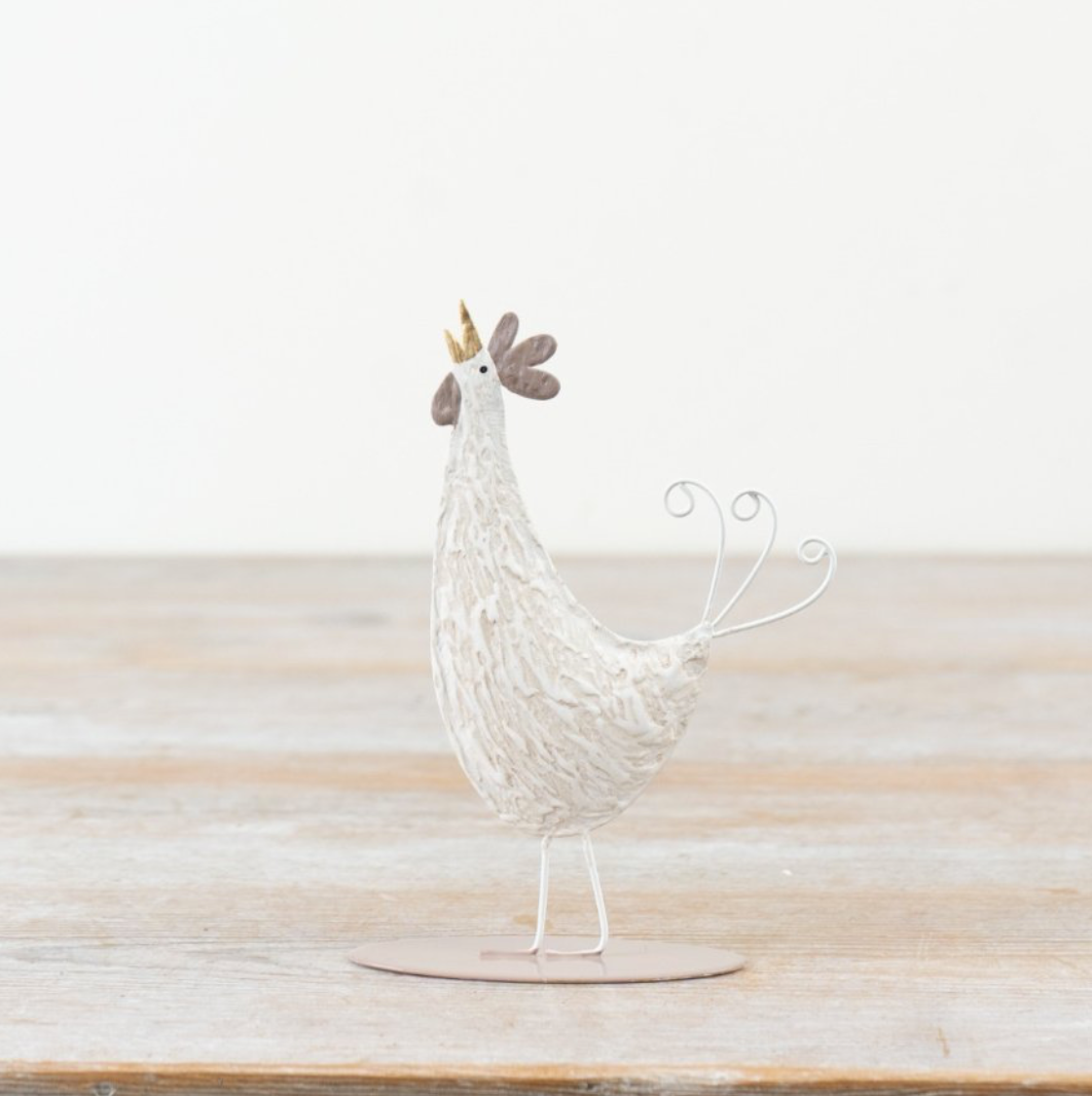 Metal Chicken Ornaments
