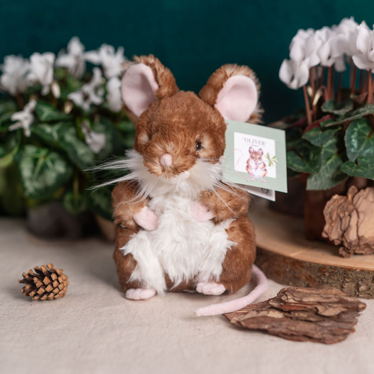 Oliver Plush Mouse from Wrendale Designs