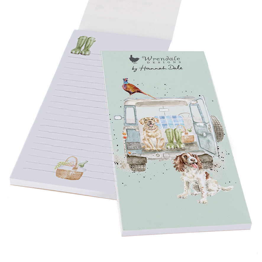 Land Rover, Dogs & Pheasant NotebookWith Lined Illustrated Inside