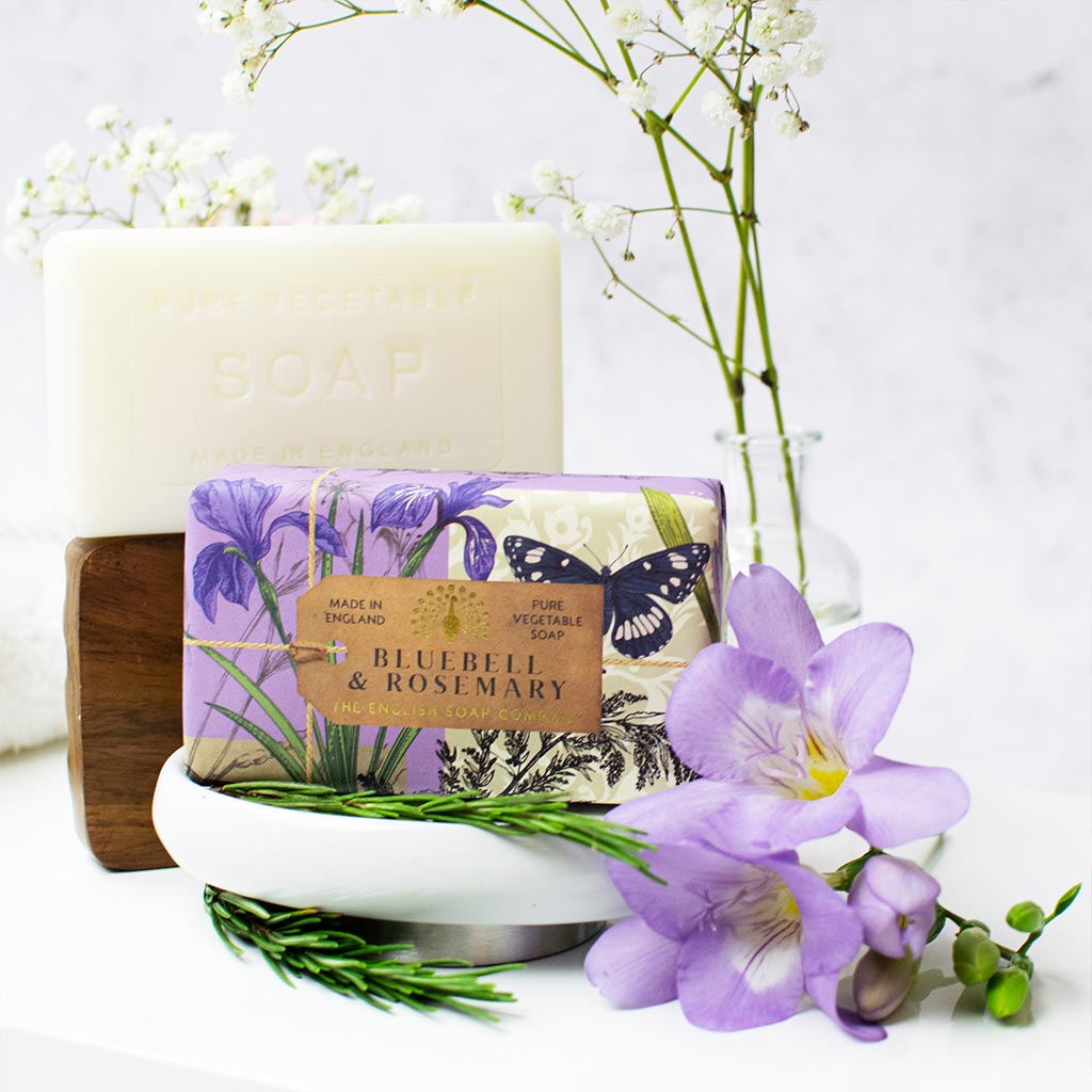 Bluebell & Rosemary Luxury Shea Butter Soap Bar