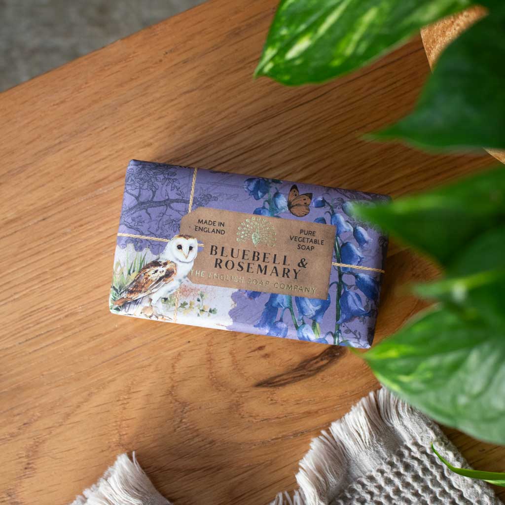 Bluebell & Rosemary Luxury Shea Butter Soap Bar