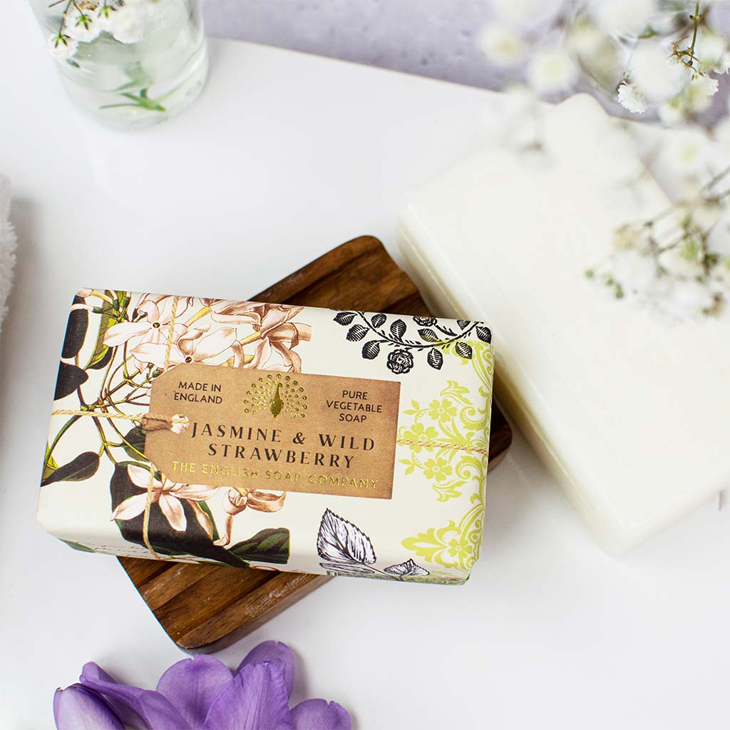Jasmine & Wild Strawberry Luxury Shea Butter Soap Bar