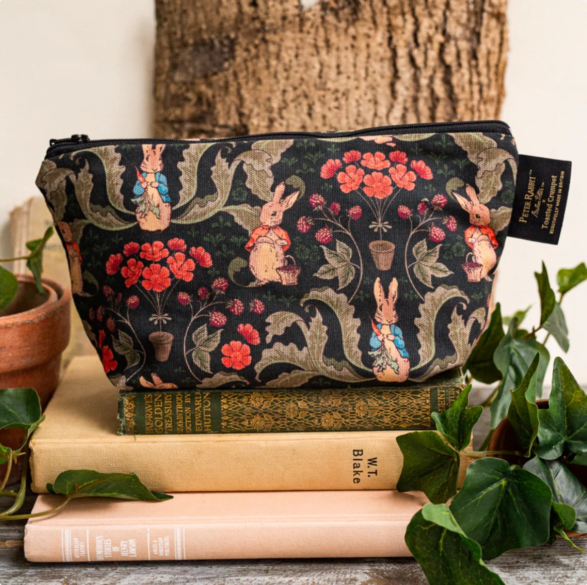 Beatrix Potter Floral Cotton Make Up Bag