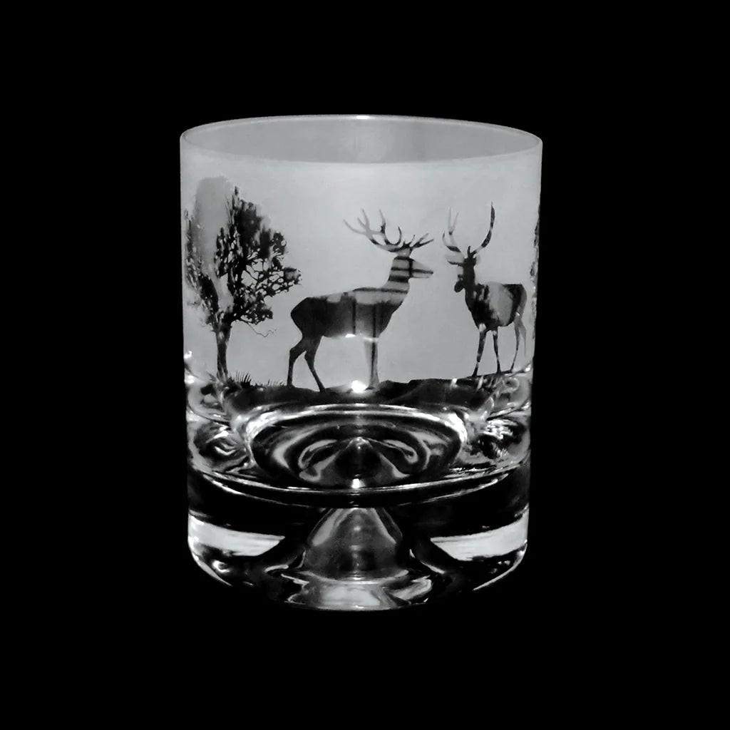 Woodland Scene Whiskey Tumbler