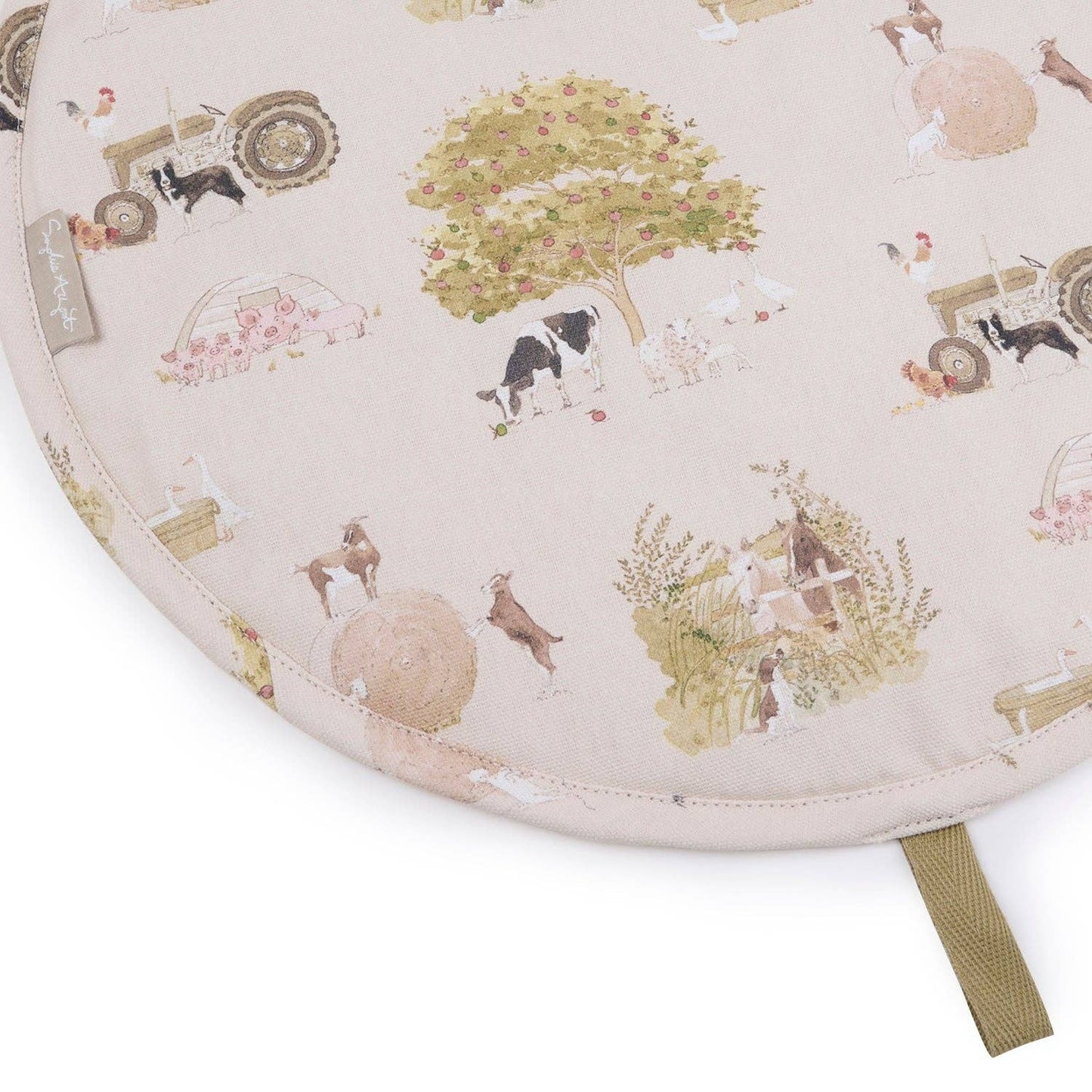 Farm Friends Circular Hob Cover