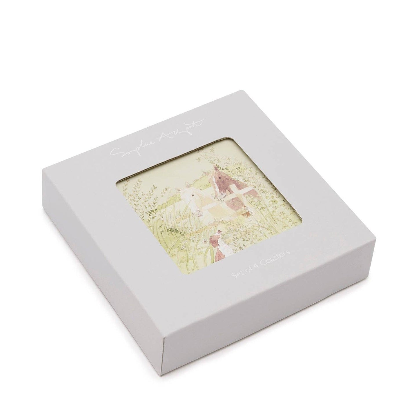 Farm Friends Coasters (Set of 4)