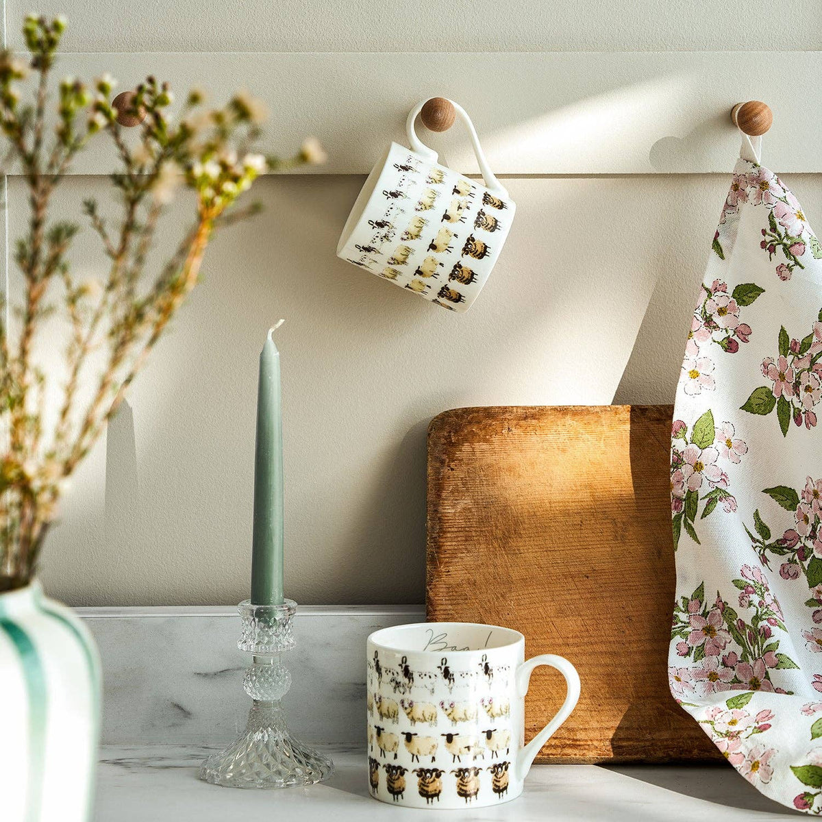 Sheep Baa China Mug by Sophie Allport