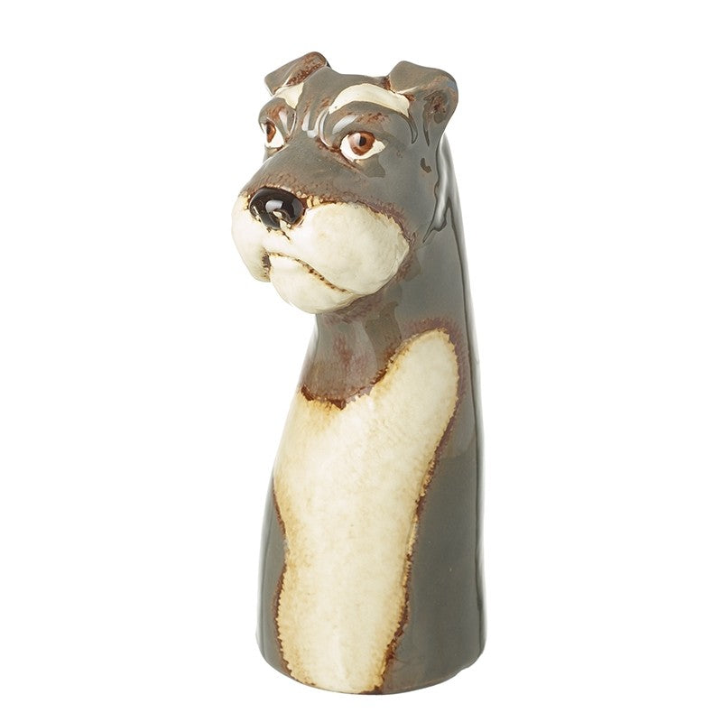 Grey Dog Vase | Cottage Style Decor