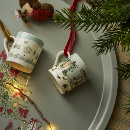 Traditional Christmas Mini Mug Bauble