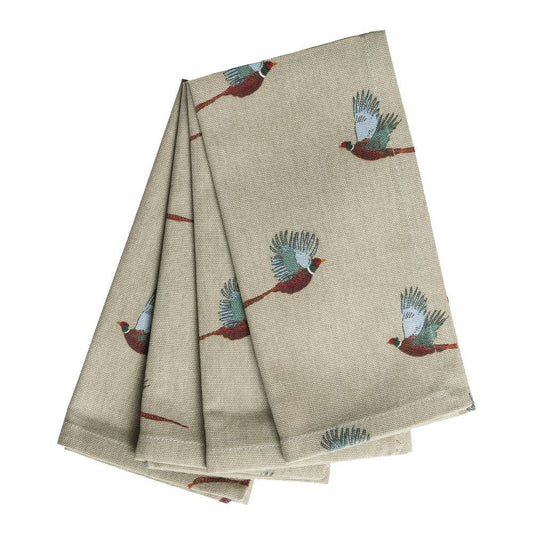 Pheasant Napkins (Set of 4)