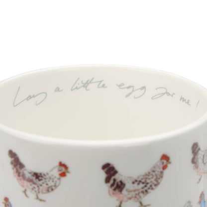 Lay A Little Egg For Me China Mug by Sophie Allport