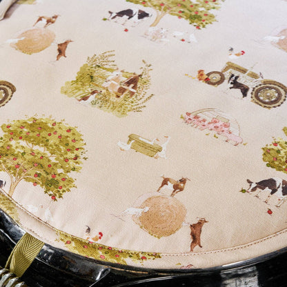 Farm Friends Circular Hob Cover
