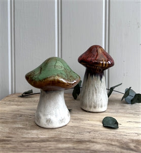 Ceramic Shelf Mushrooms - Single