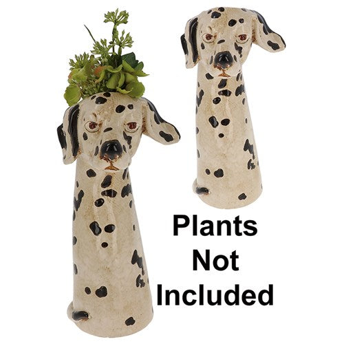 Dalmatian Tall Ceramic Vase
