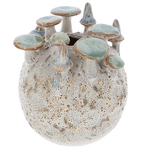 Ceramic Pastel Mushroom Vase
