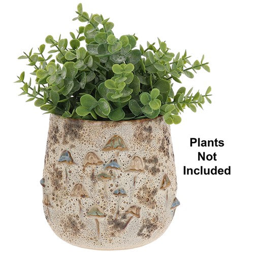 Mushroom Ceramic Plant Pot