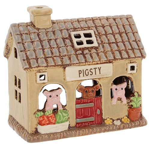 Pigsty Ceramic Candle Holder
