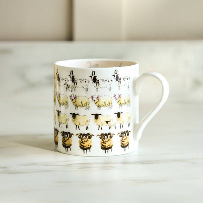 Sheep Baa China Mug by Sophie Allport