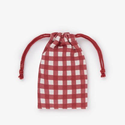 Set of 4 Rustic Red Gingham Napkin Rings