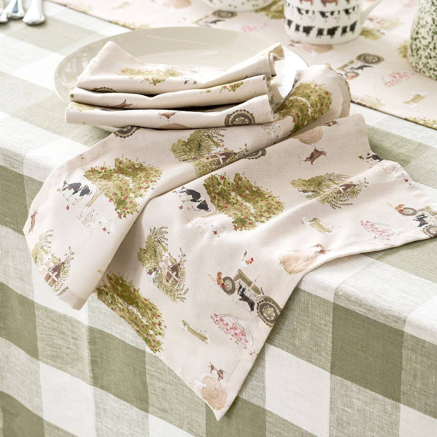 Farm Friends Napkins (Set of 4)