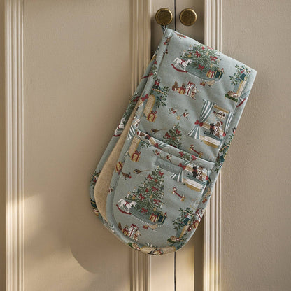 Country Christmas Double Oven Glove