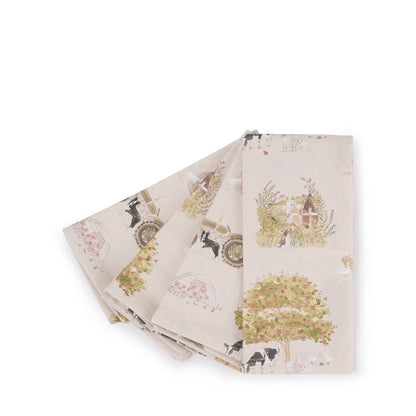 Farm Friends Napkins (Set of 4)